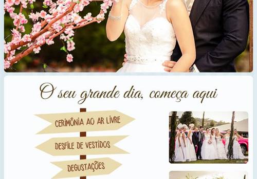 Dia do Casamento ao ar livre