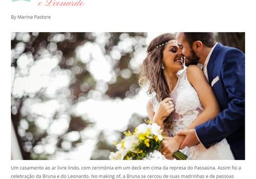 Casamento Bruna e Leo no Blog Vestida de Branco
