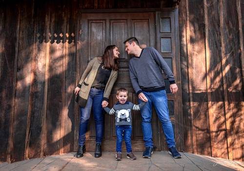 Ensaio Família de Ensaio Família - Larissa, Caio e Benício