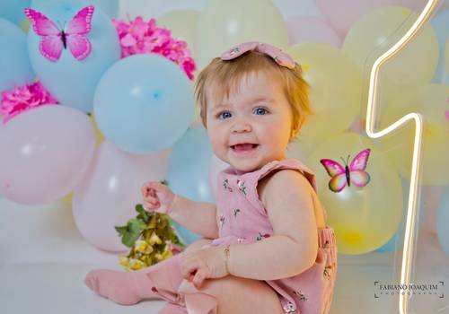 Ensaio Infantil de Ensaio 1 ano | Lais