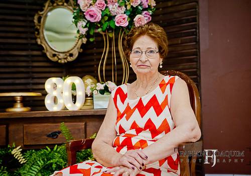 Aniversário Adultos de Aniversário 80 anos | Terezinha