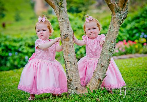 Ensaio Infantil de Ensaio 1 ano | Ana Clara e Ana Luiza