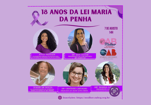 Eventos de 18 ANOS DA LEI MARIA DA PENHA
