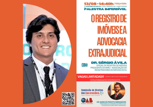 Eventos de O REGISTRO DE IMÓVEIS E A ADVOCACIA EXTRAJUDICIAL