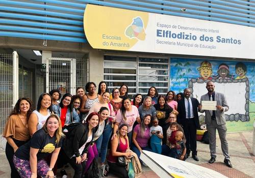 Visita de OAB VAI À ESCOLA esteve no bairro de Inhoaíba, no EDI ELFLODÍZIO DOS SANTOS