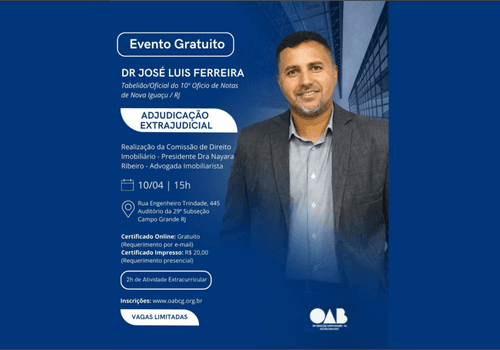 Eventos de Adjudicação Extrajudicial