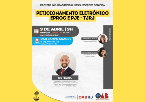 Eventos de Peticionamento Eletrônico - EPROC e PJE - TJ/RJ