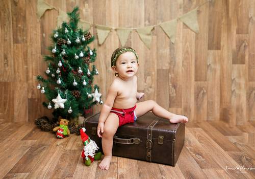 Ensaios de Maria Luiza - Sessão de Natal