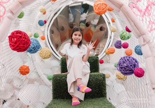 fotografia de aniversário infantil  de Festa da Julia no Espaço Tragaluz