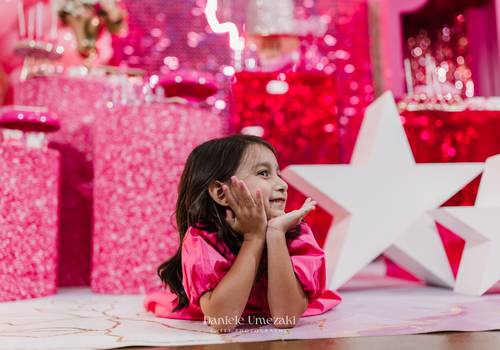 fotografia de aniversário infantil  de Aniversário Barbie – Festa de 5 anos da Liz no Buffet Vira Sapeka em Mogi das Cruzes