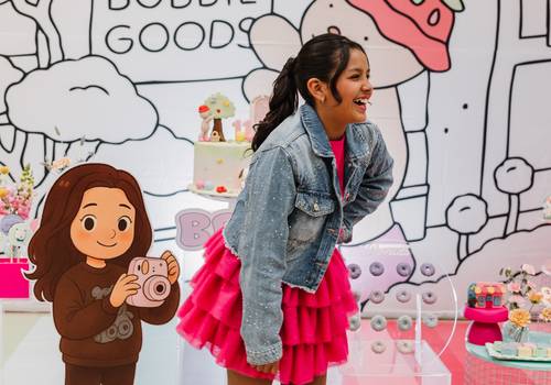 fotografia de aniversário infantil  de Aniversário da Bela – 11 anos com tema Bobbie Goods no Buffet Santa Arruaça em Mogi das Cruzes