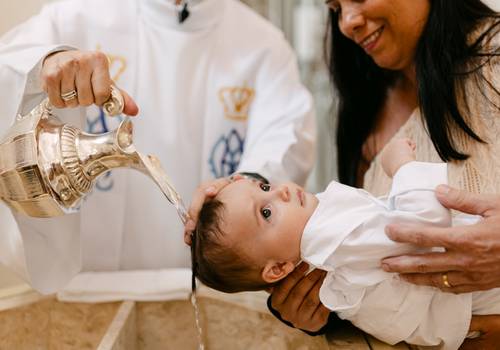 Fotografia de Batizado de Fotografia de Batizado em Mogi das Cruzes | Batizado do Joaquim na Igreja do Socorro