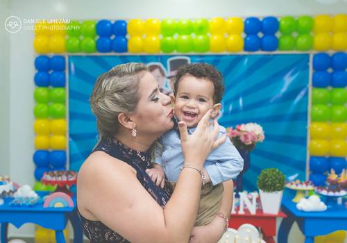 fotografia de aniversário infantil  de 1º aninho do Benjamin