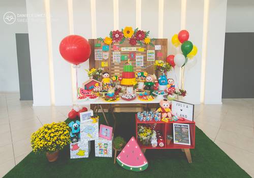 fotografia de aniversário infantil  de {1º ano da Juju}