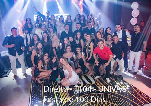 PRÉ EVENTOS de Direito - T104 - UNIVAG - Festa De 100 Dias
