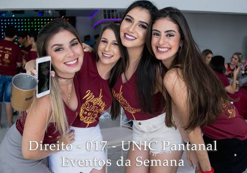 EVENTOS DA SEMANA de Direito - 017 - UNIC Pantanal - Eventos