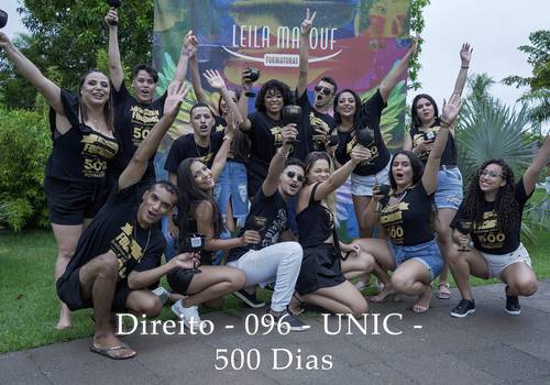 PRÉ EVENTOS de Direito - 096 - UNIC -  500 Dias