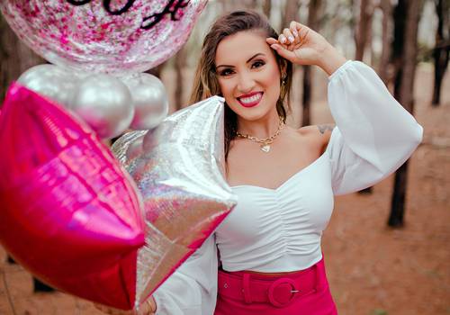 Ensaio de Aniversário de Jéssica trintou