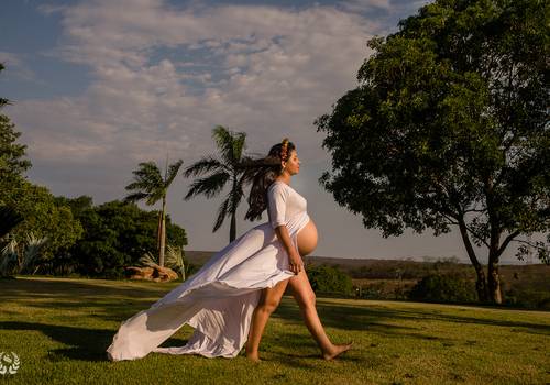 Gestante de Á espera do Davi Lucas