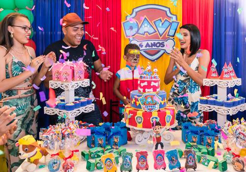 Infantil de Davi - 4 Aninhos - Patrulha Canina