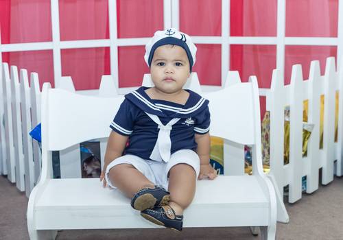 Infantil de Aniversário-Arthur-1 Aninho-Marinheiro