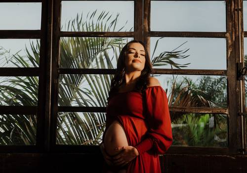 Gestante de Janaína  + Hans = Maria Alice