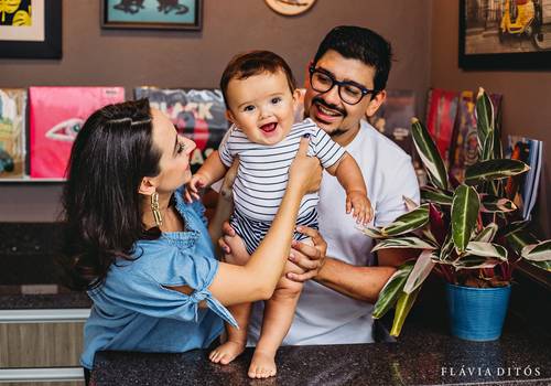 Ensaio de família de 8 meses do Martin