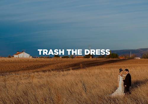 A cultura americana do ensaio Trash The Dress