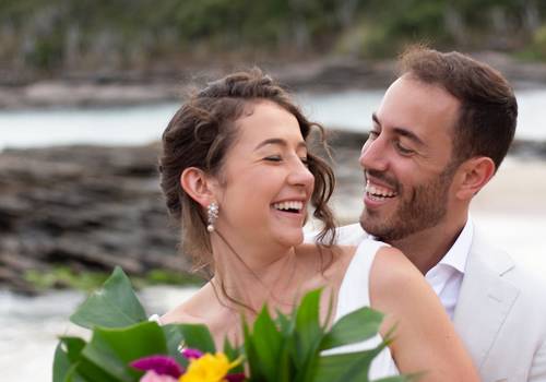 Casamentos de Carolyn e Abraham