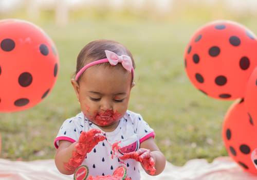 Ensaios de Smash the Cake da Manu