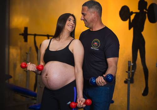 Ensaios Gestante de Nágila e Edison