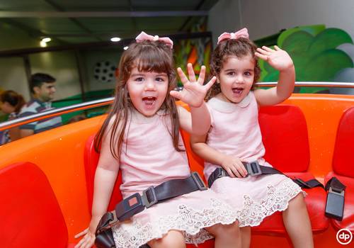 Aniversários de Laura e Luíza 3 anos 