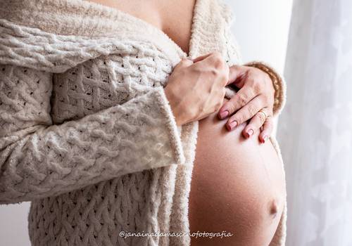 Ensaios de Fotografia Gestante em casa