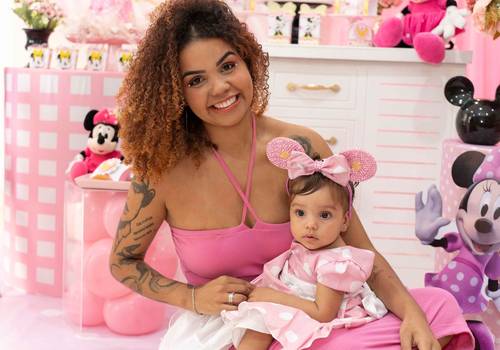 Infantil de Mamãe e Filhinha