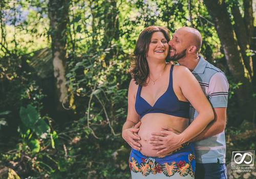 Ensaio de Juliana + João = Valentina