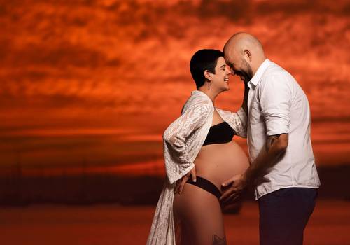 Gestantes de Jaque e Thiago