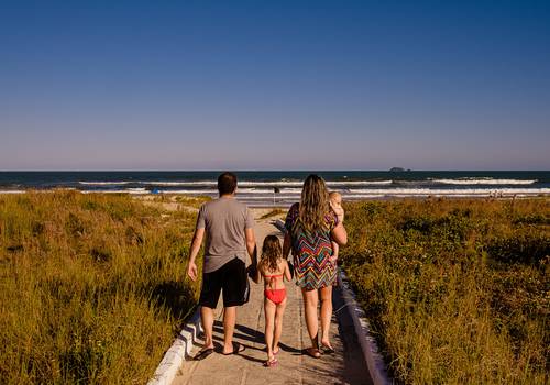 Ensaio Família de Ensaio de família na praia - Família Motta - Pontal do Paraná