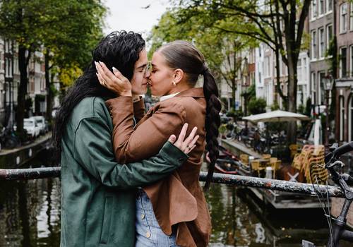 Vacation Photography of Engagement Trip in Amsterdam