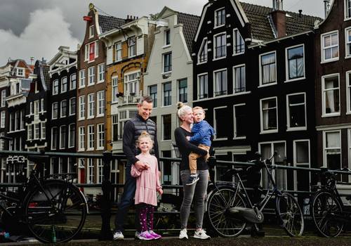 Vacation Photography of Family trip in Amsterdam