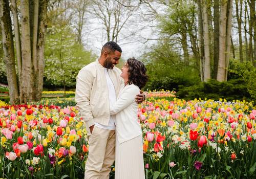 Vacation Photography of Family Session in Keukenhof