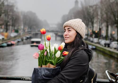 Vacation Photography of 15-Minute Tulip Photo Session at Torensluis, Amsterdam