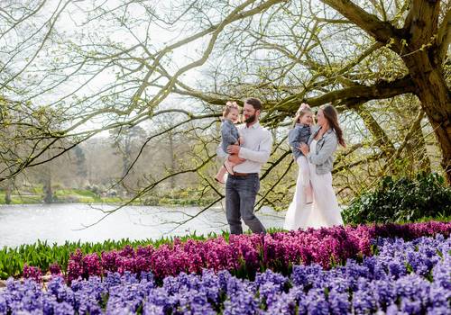 Vacation Photography of Magical Family Photo Session in Keukenhof Gardens: A Dreamy April Shoot Among the Tulips
