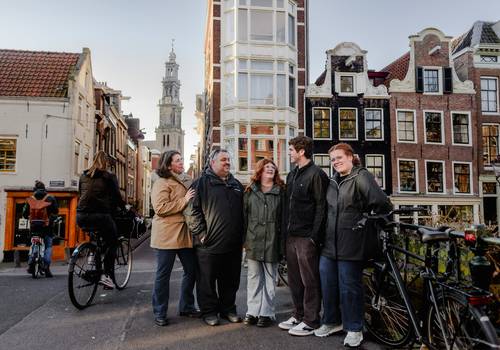 Vacation Photography of Golden Hour in Jordaan: A Thoughtful Morning Family Session in Amsterdam