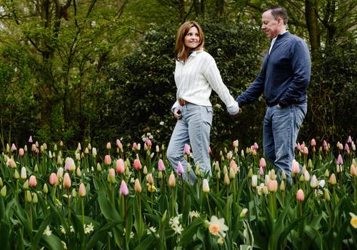 Vacation Photography of A Morning to Remember: Anniversary Photo Session at Keukenhof Gardens