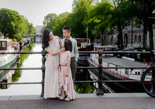 Vacation Photography of Family Photo Session in Amsterdam