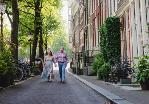 Vacation Photography of Celebrating 28 Years Together With an Anniversary Photo Session in Amsterdam