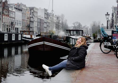 Vacation Photography of Photographing a Work Trip in Amsterdam: A photo session during a river cruise conference