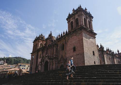 Vacation Photography of Cassie & Michael in Cusco for Flytographer