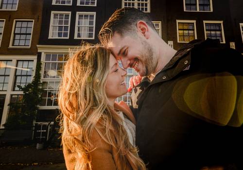 Weddings of Engagement Session in Amsterdam West - Janelle & Mitchell