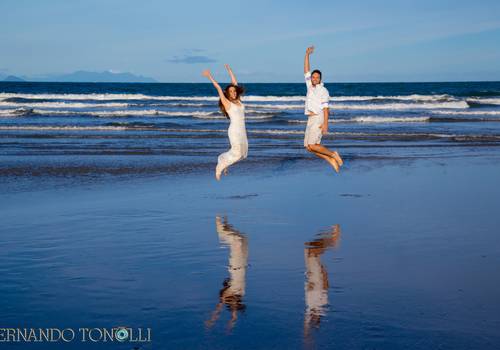 Ensaios de Claudia e Andre